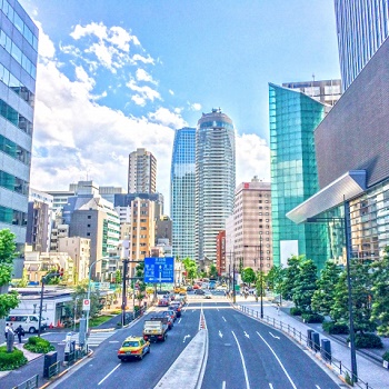 Energetic area "Toranomon" where history and modern times coexist