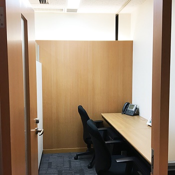 Semi-private office for small groups